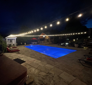 bistro lighting, patio lighting, Atlanta, GA